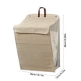 thumbnail image 3 of Dvkptbk Laundry Basket Large Capacity and Linen Cloth Dirty Clothes Basket Toys and Sundries Storage Bucket Multifunctional Foldable Thickened Storage Basket with Hand Strap, 3 of 6