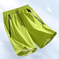 thumbnail image 4 of Styesk Mens Shorts Men Fashion Solid Color Loose And Comfortable Motion Straight-leg Work Clothes Shorts, 4 of 5