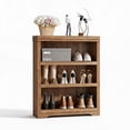 thumbnail image 2 of Modern Wooden Bookshelf - 3 Tier Open and Versatile Office File Cabinet and Storage Organizer for Living Room, Bedroom, Study, Classic Design, Easy Assembly, 3 Layers, W600, 2 of 6