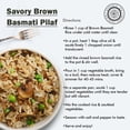 thumbnail image 4 of Pride Of India - Extra Long Indian Premium Brown Basmati Rice, 5 Pound (2.26 Kilo) RECOLSABLE JUTE (BURLAP) - Naturally Aromatic, Aged, Flavorful, Slender, Non Sticky Whole Grains, 4 of 6