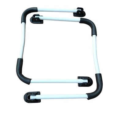 Birdeem Folding Desk Legs,Adjustable Bed Table Frame with Tool-Free Assembly,Heavy-Duty Steel X-Brace Design for Study Laptop Workstation,Space-Saving Foldable Desk Legs for Adults (No Desktop)