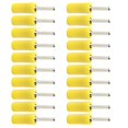 thumbnail image 2 of 20Pcs Pin Banana Plug 2mm Nickelé Laiton Mâle Étanche Connecteur Accessoire Kitjaune, 2 of 14