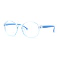 thumbnail image 1 of Child Size Round Thin Plastic 100% Blue Light Flitering Computer Glasses Blue, 1 of 4
