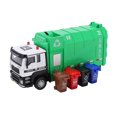 thumbnail image 2 of Garbage Truck Toy, Safe 1:50 Pull Back Garbage Truck Alloy  For Children, 2 of 8