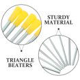 thumbnail image 4 of Ensemble de 8 Instruments de Musique Triangulaires pour Enfants Instrument de Percussion à Main avec Striker pour Salle de Classe et Activités Musicales Extérieures, 4 of 8