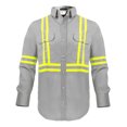 thumbnail image 1 of Flame Resistant FR High Visibility Shirt – 88%C/12%N – 7 oz twill, 1 of 3