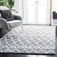 thumbnail image 1 of SAFAVIEH Berber Avery Geometric Diamonds Shag Area Rug, 1 of 8