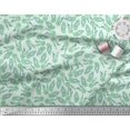 thumbnail image 3 of Soimoi Modal Satin Fabric Leaves & Floral Block Print Sewing Fabric Yard 42 Inch Wide, 3 of 3