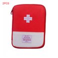 thumbnail image 1 of 2 Pieces Medical Bag Emergency Survival First Aid Kit Bag Home Travel Camping, 1 of 9