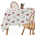 thumbnail image 2 of Cotton Table Cloth (60" X 90") (Farmhouse Chicken), 2 of 2