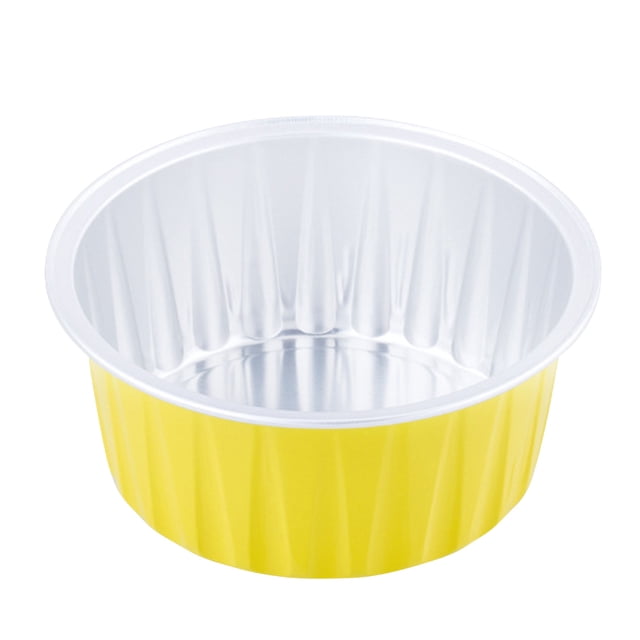Pompotops Coupes à Cupcakes en Feuille Coupes à Cupcakes Rondes avec Couvercle, Mini Coupes à Cupcakes Coupes de Cuisson de Cuisine 100 Pcs Liquidation