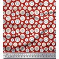 thumbnail image 1 of Soimoi Modal Satin Fabric Star & Cute Animals Kids Print Fabric by The Yard 42 Inch Wide, 1 of 3