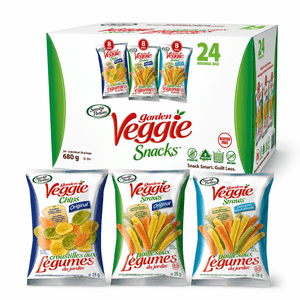 Sensible Portions Paquet de variétés de pailles de légumes de jardin 28g chacun (24 PK)
