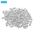 thumbnail image 3 of Unique Bargains Cord End Caps, 100Pcs 4.5x9.5mm Metal Spring Coil End Tips Crimp Terminators Caps Silver Tone, 3 of 5