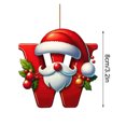 thumbnail image 3 of Birdeem Christmas Tree Decorations,26 Letters Christmas Tree Decoration Pendant Christmas Tree Ornaments Personalized Diy Christmas Ornaments Christmas Decoration Xmas Tree Hanging Decor Feature, 3 of 5