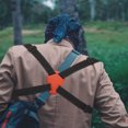 thumbnail image 2 of Camera Shoulder Double Strap Binocular Harness Strap Cowhide Quick Release Adjustable Dual Camera Strap Carrier X-Shaped Chest Vest For Birding Hunting, 2 of 8