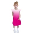 thumbnail image 4 of Huvoen Robe Décontractée Sans Manches pour Fillette, Nouvelle Robe d'Été à Manches à Volants pour Fillette, Tenue de Soleil pour Enfants, Roses, 11 Ans, 4 of 8