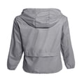 thumbnail image 3 of Women Lightweight Waterproof Rain Jackets  Solid Color Zipper Open Front Coat Windbreake, 3 of 6