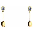 thumbnail image 2 of Transemion Home Tools Stainless Steel Spoon Tea Coffee Stir Spoon Desserts Snacks Dinnerware Vintage Porcelain Teaspoon No.01 2Set, 2 of 6