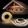 thumbnail image 2 of Renjiang Solar LED Strip Lights Outdoor Rope Solar Powered Panel Waterproof 9.84FT Cuttable Tape Fairy Lighting for Outside, Wrap, Party, Stair, Step, Gazebo, Yard, Camping Party, 2 of 9