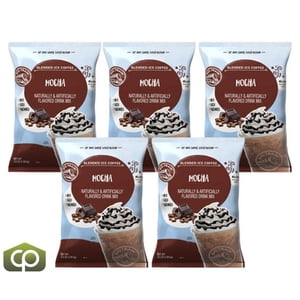 Big Train Decadent Mocha Mélange de café glacé, base de frappés gourmande professionnelle, 3.5 lb. Sacs (5/Case En vrac)