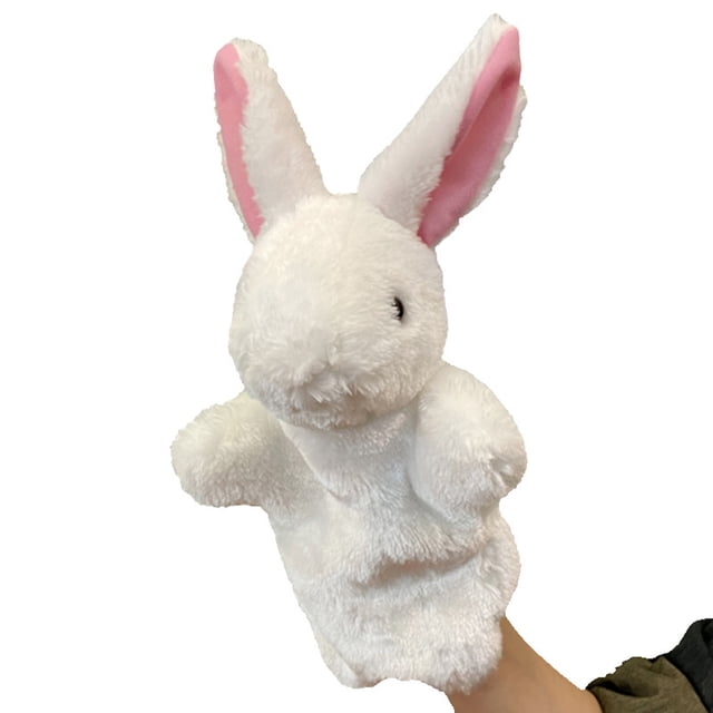 Jouet Marionnette Lapin de Pâques Doux et Interactif pour Enfants