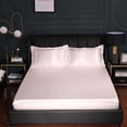 thumbnail image 2 of VONKY Easy To Install Plain Fitted Sheet For High Mattress plifies Bed-Making black 1Set, 2 of 6