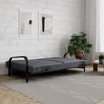 thumbnail image 3 of Futon en Métal de Mainstays en noir avec Matelas, 3 of 8