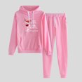 thumbnail image 1 of Birdeem Ensemble Décontracté de Noël pour Femmes Sweat à Capuche Imprimé et Pantalon Long, 1 of 1