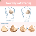 thumbnail image 3 of BIMEI Cotton Breast Forms Breast Prosthesis Mastectomy Bra Insert Pads Light-weight Ventilation Sponge Boobs for Women Mastectomy Breast Cancer Support #3,Solid Spiral,1 Piece,Right,S, 3 of 6