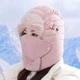 thumbnail image 4 of Winter Sports Windproof Thermal Hat with Integrated Goggles for Outdoor Riding Skiing Camping and Hiking Activities, 4 of 4