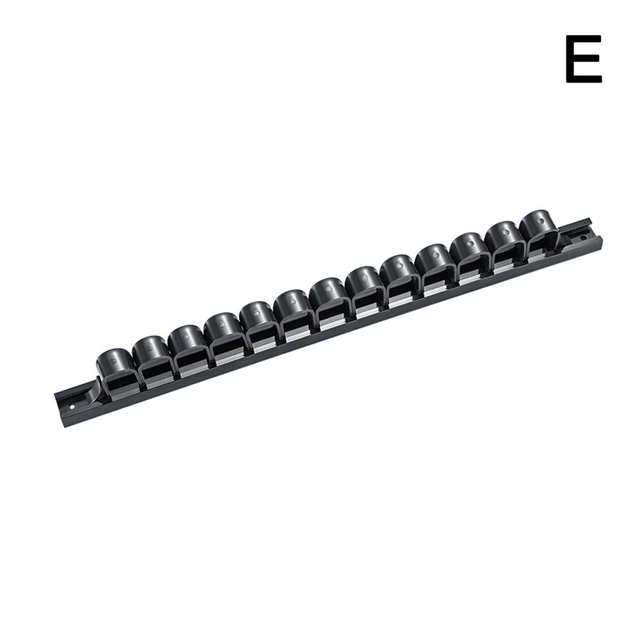 HFINGAQEX 1Pcs Plastic Wrench Organizer Rail Rack ABS Storage Wall Workshops Tool Ho Hardware Garage W4I2 Mount Hanger Display E2E3