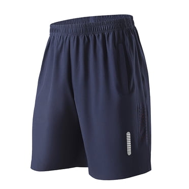 cfhntfmh Men's Workout Running Shorts Solid Color Quick Dry Gym Shorts Athletic Lightweight Shorts with Pockets for Men