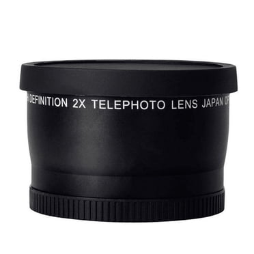 55mm 2.0x Telephoto Lens Teleconverter Lens Digital SLR Camera Parts - High-Quality Photography Accessory,1 x Teleconverter Lens,Black