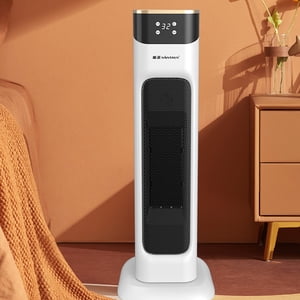 Vggrvlo Space Chaudière 1500W Chauffages électriques portatifs pour usage intérieur Chauffages à l'intérieur et dans la chambre à coucher silencieux 9.5ft/s Chauffages électroniques portables pour usage dans les chambres, les bureaux et les locaux