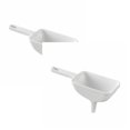 thumbnail image 1 of Oleegame 2PC Kitchen Funnel Washable Multipurpose Funnel For Liquid Oils Dry Ingredients White, 1 of 9