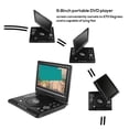 thumbnail image 2 of Lecteur DVD Portable de 9,8 Pouces pour la Maison et la Voiture, Lecteur TV de Jeu VCD CD, Adaptateur Radio USB, Écran Haute Résolution, 2 of 6