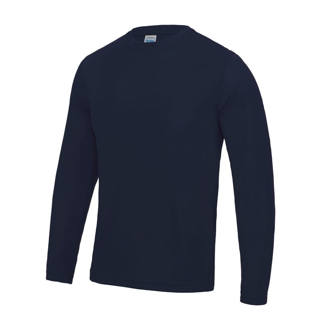 AWDis Just Cool Mens Long Sleeve Cool Sports Performance Plain T-Shirt