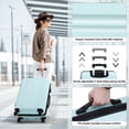 thumbnail image 3 of Sunbee Ensemble de 3 Pcs de Valises Rigides avec Cadenas TSA, Roues Pivotantes Durables, 3 of 7