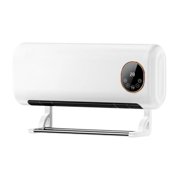 B Heater Warm Air Blower Home Use Energy Saving Power Saving Heater Wall Mounted Bathroom Heater Plastic Touchscreen 2000W 220V With Clothes Rack Style B