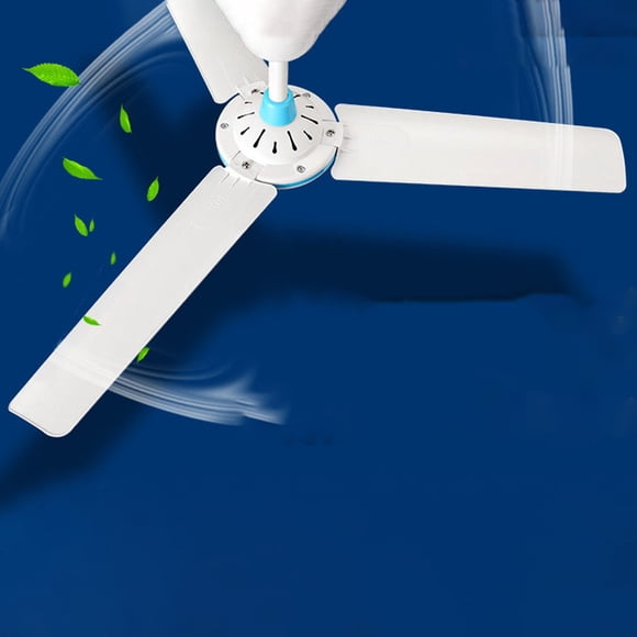 Fwttom Ceiling Fans, Portable Ceiling Fan Mini USB Tent Fans for Camping, Outdoor Hanging Gazebo Tents Ceiling Fan 5V Compatible Battery Power(with 10.49Ft of Mainline)