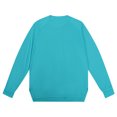 thumbnail image 1 of BADHUB Men's Long Sleeve Shirts Big & Tall Crew Neck Cotton Essential Pullover Athletic Performance Split Hem Sweatshirt Soft Causal Loose Top Spring Fall Deals L-5XL, 1 of 2