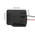 thumbnail image 4 of Amdohai 18V Battery Converter Adapter Power Connector Replacement for Metabo 18V Lithium Battery 18V Power Tool Lithium Battery DIY Adapter Accessory, 4 of 7