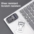 thumbnail image 2 of Visland 1 Pair Foldable Laptop Stand Mini Size Universal Portable Notebook Support Holder Adjustable Riser Cooling Bracket, 2 of 8