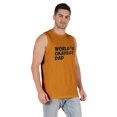thumbnail image 2 of Inkmeso Printed Graphic World Okayest Dad€ T-Shirt For Mens Best Daddy Ever Gift T-Shirt, 2 of 7