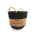 thumbnail image 1 of Hometrends Woven Paper & Water Hyacinth Storage Basket, Small, 1 of 6