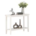 thumbnail image 3 of Pemberly Row Table Console Contemporaine, Fini Bois Blanc, 3 of 5