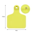 thumbnail image 3 of Mistaha 100PCS Blank Ear Tags Drop-Proof Recognizable Animal Livestock Ear for Cows Sheep Pigs, 3 of 7