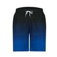 thumbnail image 4 of ohmzyzo Mens Swim Trunks Quick Dry Swim Shorts Gradient Color Beach Shorts with Pockets Funny Swimwear Bathing Suits, 4 of 4