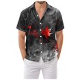 thumbnail image 1 of Ramiter Chemise pour Homme Essentiels pour Homme Lot de Chemises à Manches Courtes, T-Shirts en Coton à Col Rond Gris Foncé, 3TG, 1 of 5